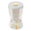 Rotatable grain bucket, gold-plated five-grain rice bucket, moisture-proof and insect-proof grain jar, household 4-compartment rice storage tank Item Picture
